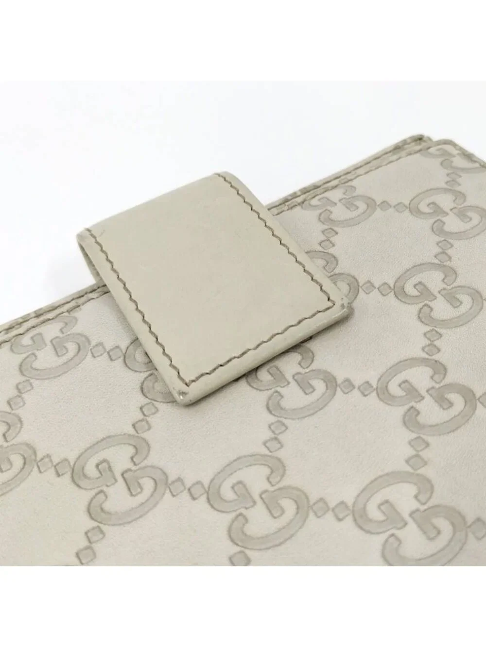 Gucci Notebook Cover Guccissima Leather Ivory Agenda
